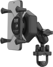 RAM-B-149Z-UN7-462 Ram X-Grip Vibe-Safe Phone Mount With U-Bolt Base Medium - RV and Auto Parts