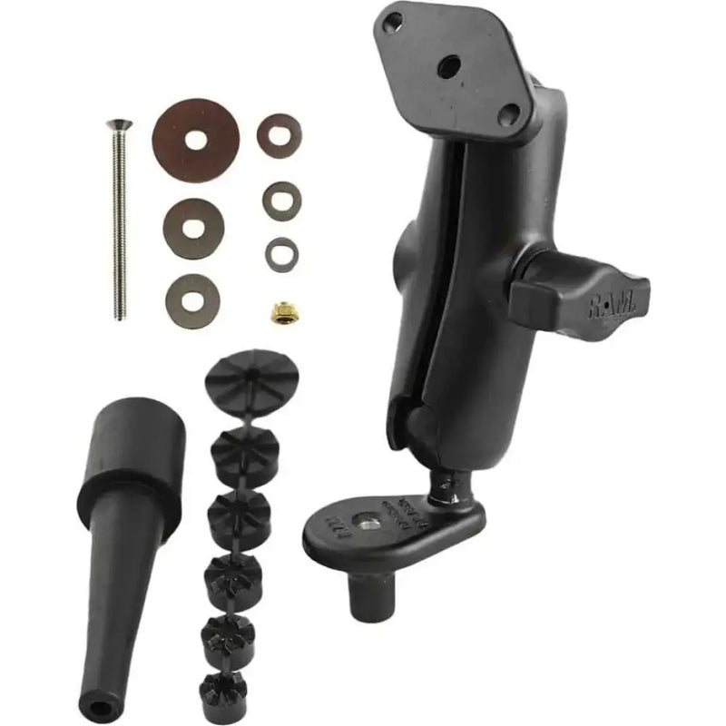 RAM-B-176 Fork Stem Double Socket Arm W/Diamond Base Adapter