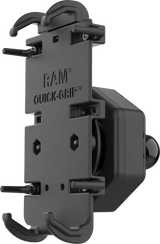 RAM-HOL-PD4-462B Ram Quick-Grip Xl Phone Holder With Vibe-Safe Adapter & Ball - RV and Auto Parts