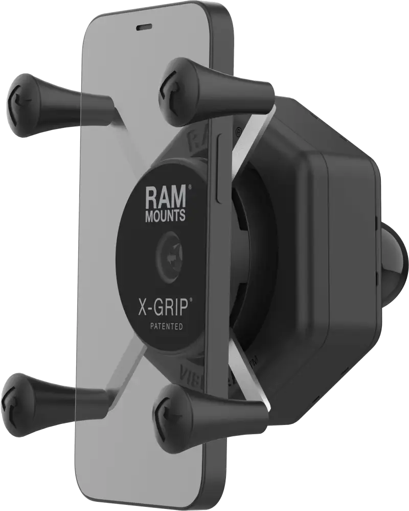 RAM-HOL-UN7B-462 Ram X-Grip Vibe-Safe Phone Holder With Ball Adapter - RV and Auto Parts