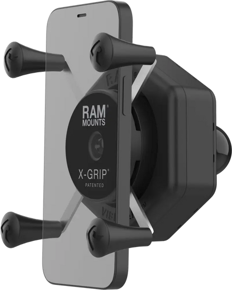 RAM-HOL-UN7B-462 Ram X-Grip Vibe-Safe Phone Holder With Ball Adapter - RV and Auto Parts