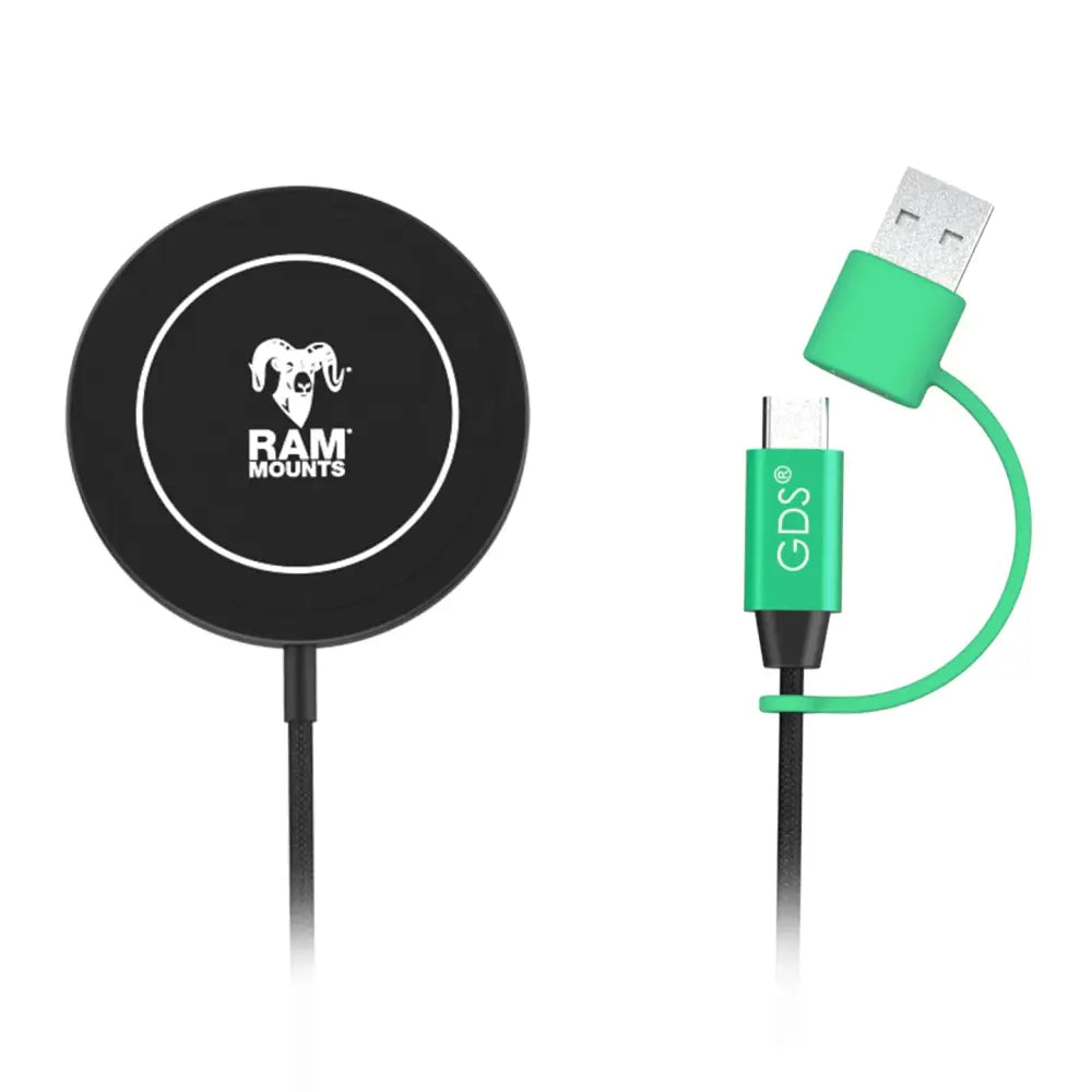 RAM QI2 Wireless Charger Accessories RAM-GDS-Charge-W2M - Black 15W