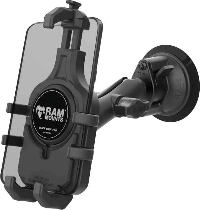 Quick Grip Pro Suction Cup Phone Mount - RAM