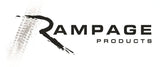 Rampage 04-06 Jeep Wrangler(TJ) Unlimited OEM Replacement Soft Upper Doors - Black Denim - Truck & Automotive