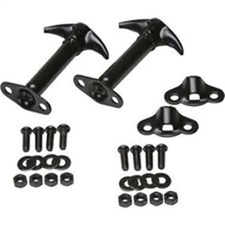 Rampage 1945-1949 Jeep CJ2A Hood Catch Kit - Black - Truck & Automotive