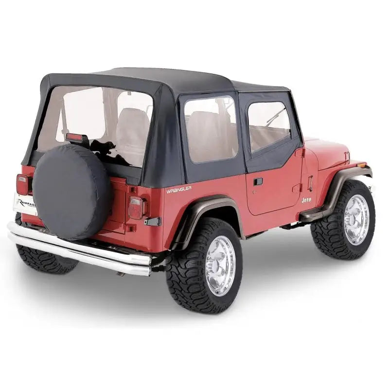Rampage Rampage 1976-1983 Jeep CJ5 Complete Top - Black Denim