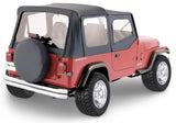 Rampage 1976-1983 Jeep CJ5 Complete Top - Black Denim 