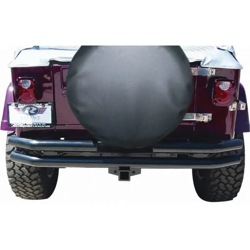 Rampage Rampage 1976-1983 Jeep CJ5 Double Tube Rear Bumper - Black