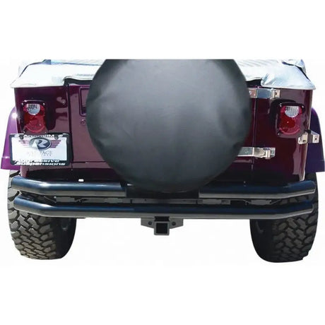 Rampage Rampage 1976-1983 Jeep CJ5 Double Tube Rear Bumper - Black