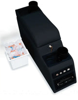 Rampage 1976-1983 Jeep CJ5 Locking Center Console - Black Denim - Truck & Automotive