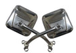 Rampage 1976-1983 Jeep CJ5 Mirror Kit - Stainless - Truck & Automotive