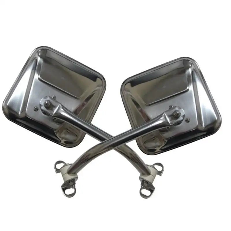 Rampage 1976-1983 Jeep CJ5 Mirror Kit - Stainless - Truck & Automotive