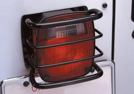 Rampage 1976-1983 Jeep CJ5 Taillight Euroguards - Black - Truck & Automotive
