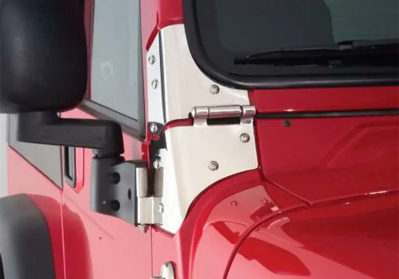 Rampage 1976-1983 Jeep CJ5 Windshield Hinge - Stainless 