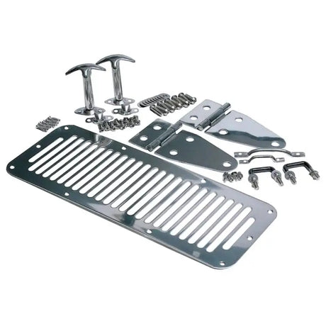 Rampage 1978-1983 Jeep CJ5 Hood Set - Stainless - Truck & Automotive