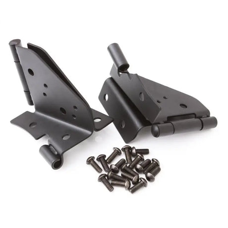 Rampage 1978-1983 Jeep CJ5 Windshield Hinge - Black - Truck & Automotive