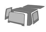 Rampage 1986-1994 Suzuki Samurai Soft Top OEM Replacement - Black Diamond 