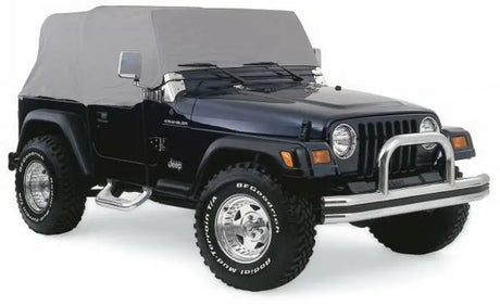 Rampage 1987-1991 Jeep Wrangler(YJ) Cab Cover With Door Flaps - Grey 
