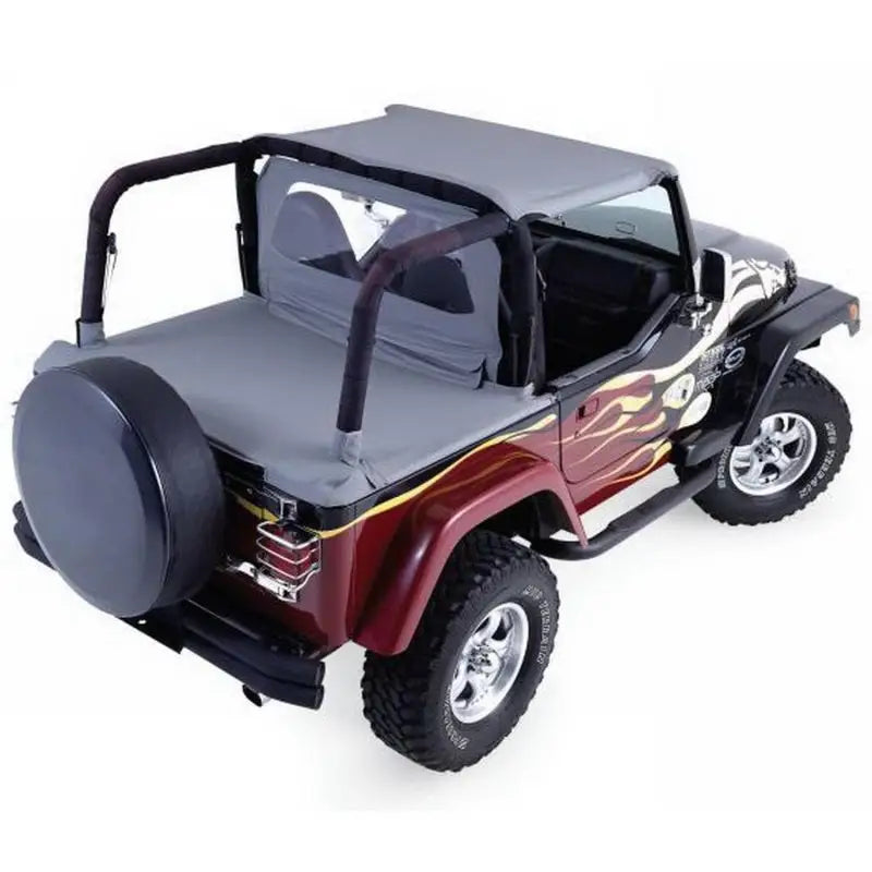 Rampage Rampage 1987-1991 Jeep Wrangler(YJ) Cab Soft Top And Tonneau Cover - Black Denim