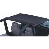 Black Denim Jeep Wrangler soft top on Rampage 1987-1991 YJ California Brief