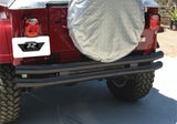 Rampage 1987-1995 Jeep Wrangler(YJ) Double Tube Bumper - Black 