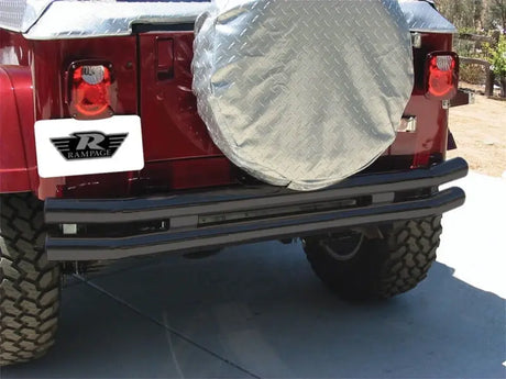 Rampage Rampage 1987-1995 Jeep Wrangler(YJ) Double Tube Bumper - Black