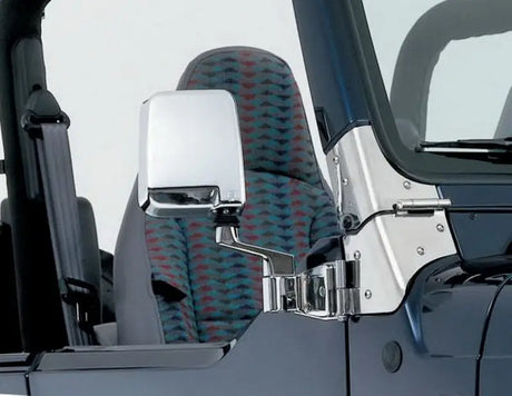 Rampage Rampage 1987-1995 Jeep Wrangler(YJ) Half Door Side Mirrors - Chrome