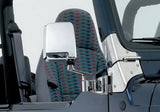 Rampage 1987-1995 Jeep Wrangler(YJ) Half Door Side Mirrors - Chrome 