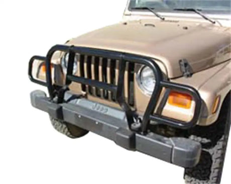 Rampage 1987-1995 Jeep Wrangler(YJ) Headlight Euro Grill Guard - Black 