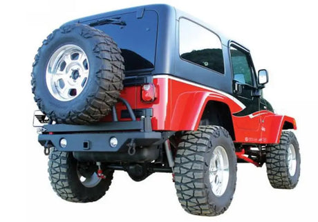 Rampage 1987-1995 Jeep Wrangler(YJ) Recovery Bumper Rear - Black 