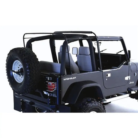 Rampage 1987-1995 Jeep Wrangler(YJ) Soft Top Hardware - Black 