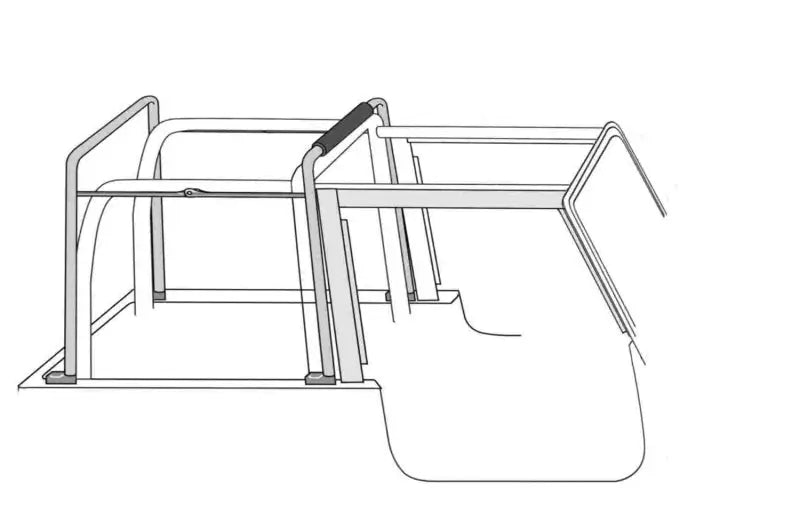 Rampage 1987-1995 Jeep Wrangler(YJ) Soft Top Hardware - Black 