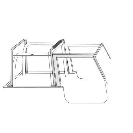 Rampage Rampage 1987-1995 Jeep Wrangler(YJ) Soft Top Hardware - Black