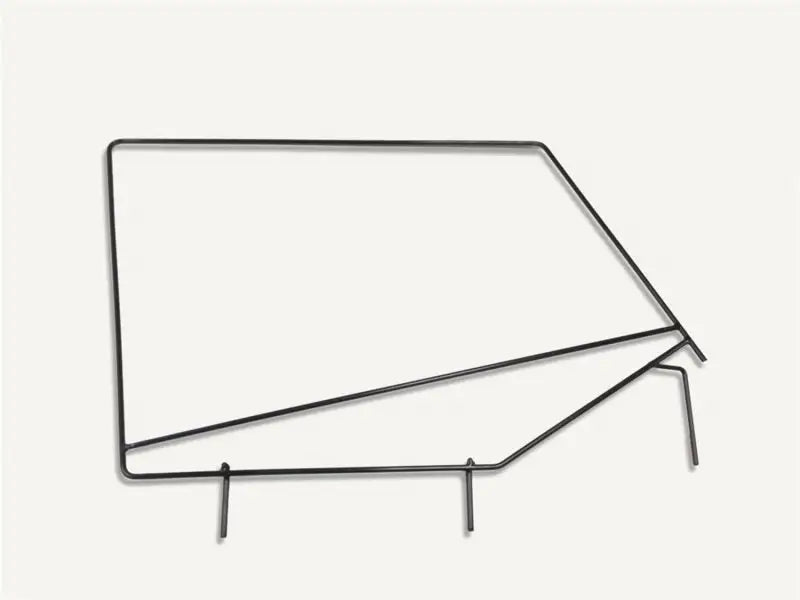 Rampage Rampage 1987-1995 Jeep Wrangler(YJ) Window Frame Only - Black