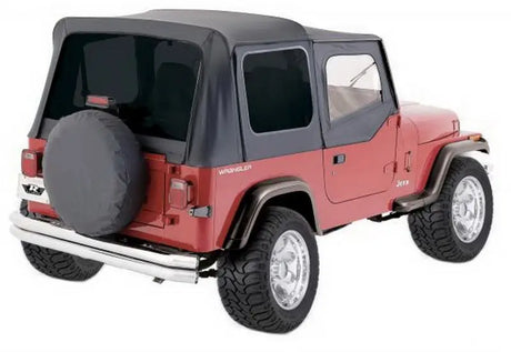 Rampage 1988-1995 Jeep Wrangler(YJ) OEM Replacement Top - Black Diamond 