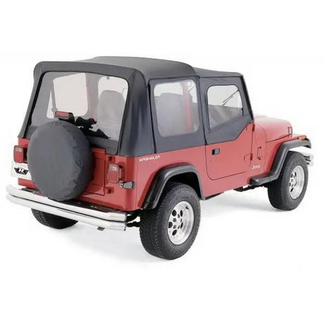 Rampage 1988-1995 Jeep Wrangler(YJ) OEM Replacement Top - Black Denim 