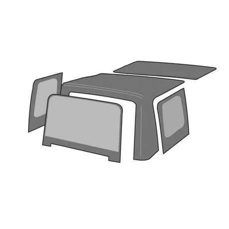 Rampage Rampage 1988-1995 Jeep Wrangler(YJ) OEM Replacement Top - Spice