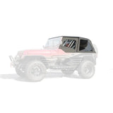 Rampage Rampage 1992-1995 Jeep Wrangler(YJ) Frameless Soft Top Kit - Black Diamond