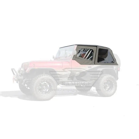 Rampage Rampage 1992-1995 Jeep Wrangler(YJ) Frameless Soft Top Kit - Black Diamond