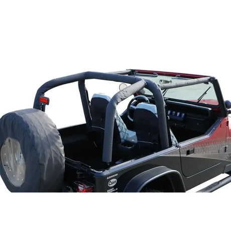 Rampage 1992-1995 Jeep Wrangler(YJ) Roll Bar Pad & Cover Kit - Black Denim - RV and Auto Parts