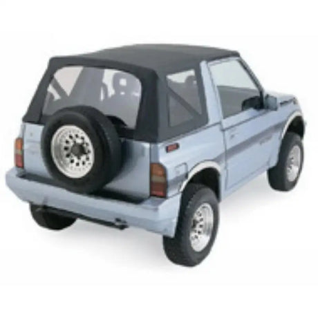 Rampage 1995-1998 Geo Tracker Soft Top OEM Replacement - Black Denim 