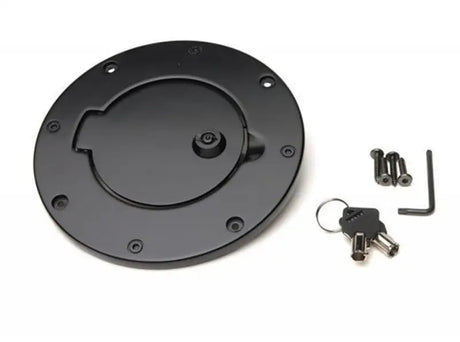 Rampage 1997-2006 Jeep Wrangler(TJ) Billet Style Gas Cover - Black 