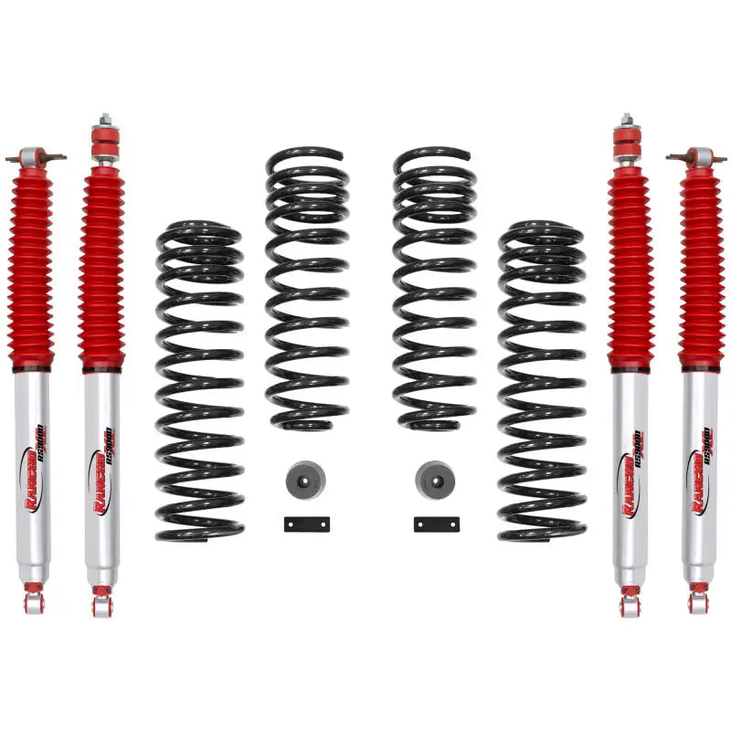Rancho RS66119BR9 Rancho 07-17 Jeep Wrangler Front and Rear Suspension System - Master Part Number / One Box - RS66119BR9