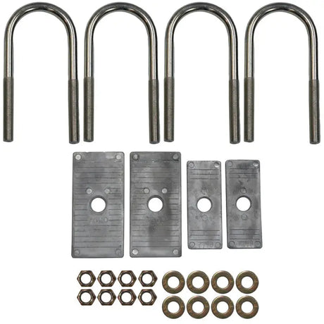 Rancho 59-63 Jeep CJ3 Rear U-Bolt Kit - Truck & Automotive