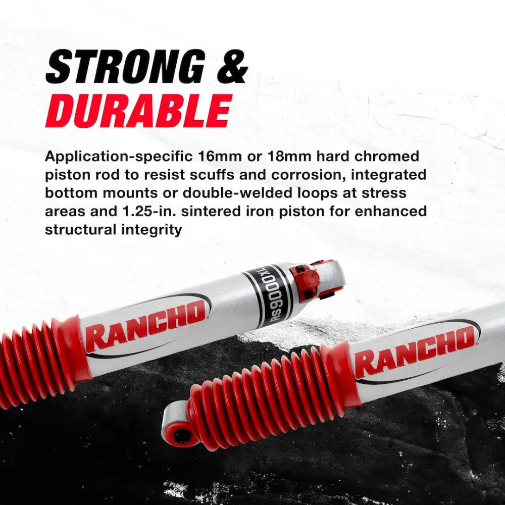 Rancho Limited Lifetime Warranty Shock Absorber RS994331 - Suspension