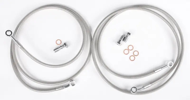 RAP-2F-2 Brakeline Frt 2 Line Yam Std + 2 - Front Brake Kit