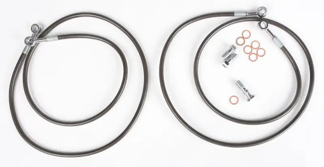 RAP250-2F-2S Brakeline Frt 2 Line Smoke + 2 - Front Brake Kit