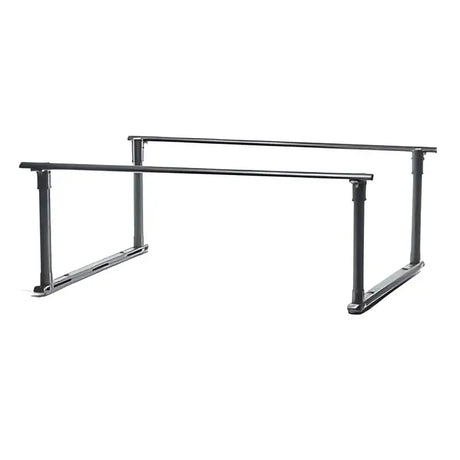 Adjustable metal parallel bars on Rapid Switch FTC Truck Rack Pro Sport Compact built for truck rack pro style performance