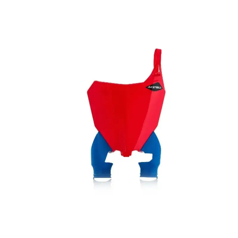Raptor Front Number Plate Red/Blue
