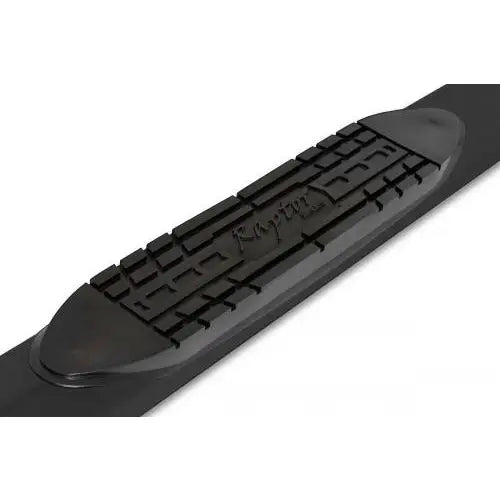 Raptor Rocker Panel Mount Nerf Bar 1601-0313B - Black Curved Oval Step Bars